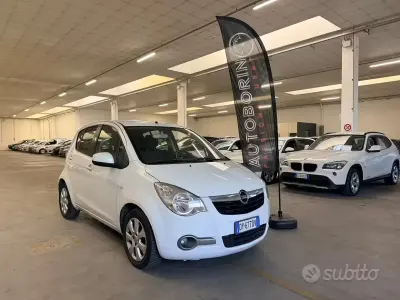 Begagnad Opel Agila Enjoy 65 HK (47 kW) 2009 Vit Halvkombi