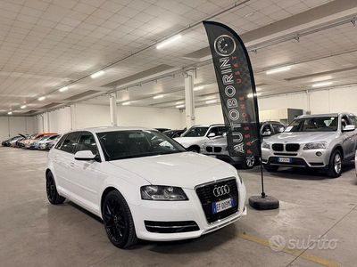 Usata Audi A3 Attraction 160 CV (117 kW) 2010 Bianco Utilitaria