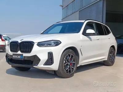 Usata BMW X3 M Sport 286 CV (210 kW) 2022 Bianco SUV
