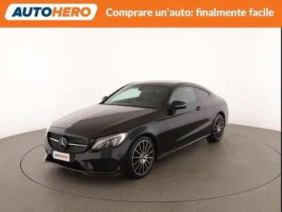 Usata Mercedes C200 Premium 245 CV (180 kW) 2018 Nero Coupé