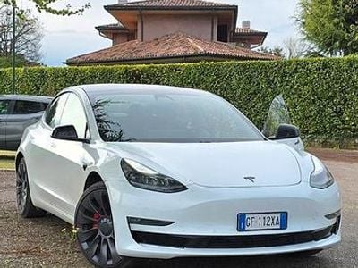 Usata Tesla Model 3 Performance 461 kW (627 CV) 2021 Bianco Berlina