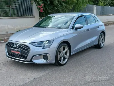 Usata Audi A3 Advanced 116 CV (85 kW) 2021 Grigio Berlina