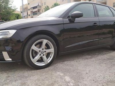 Usata Audi A3 Sport 116 CV (85 kW) 2017 Nero Berlina