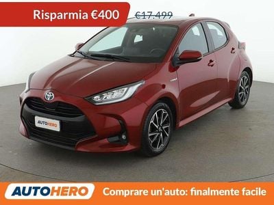 Usata Toyota Yaris Hybrid Trend 92 CV (67 kW) 2020 Rosso Utilitaria