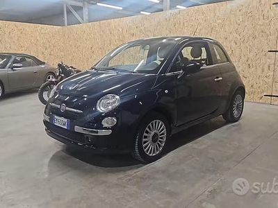 Usata Fiat 500 Lounge 69 CV (50 kW) 2012 Blu Berlina
