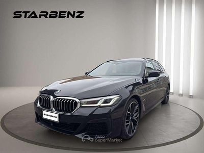 Usata BMW 520 M Sport 190 CV (139 kW) 2021 Blu/azzurro Station wagon