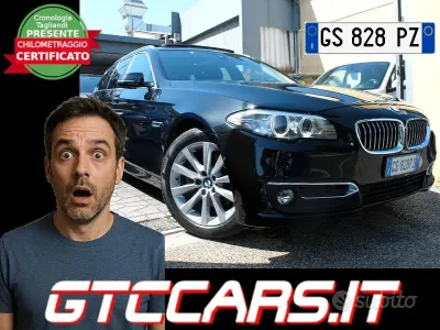 Usata BMW 520 Luxury Line 190 CV (139 kW) 2015 Grigio Station wagon