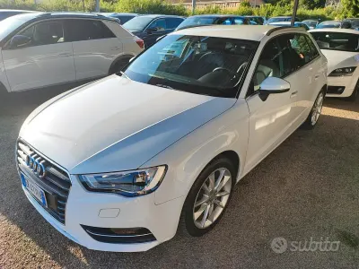 Usata Audi A3 Attraction 150 CV (110 kW) 2013 Bianco Berlina