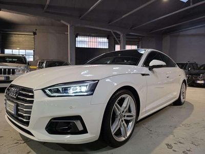 Usata Audi A5 Sport 252 CV (185 kW) 2018 Bianco Coupé