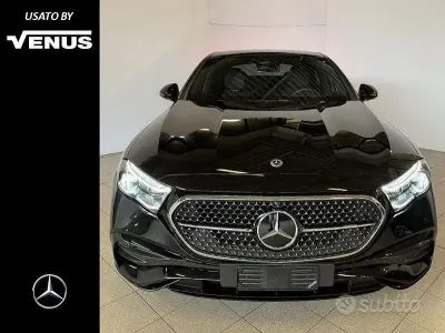 Usata Mercedes E220 AMG Line Premium 197 CV (144 kW) 2024 Nero Berlina