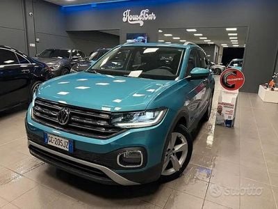 Usata VW T-Cross Advance 116 CV (85 kW) 2020 Blu SUV
