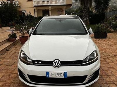 Usata VW Golf VII GTD 184 CV (135 kW) 2015 Bianco Berlina