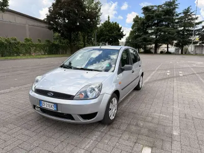 Usado Ford Fiesta Zetec 75 HP (55 kW) 2003 Cinzento Citadino