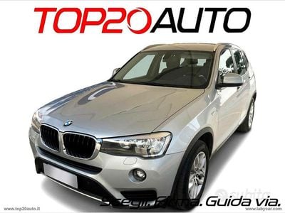 Usata BMW X3 Advantage 150 CV (110 kW) 2017 Argento SUV
