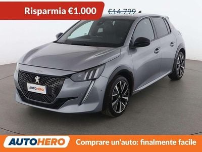Usata Peugeot 208 GT-line 131 CV (96 kW) 2020 Argento Utilitaria