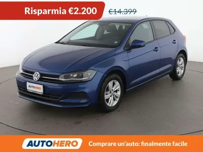 Usata VW Polo Comfortline 80 CV (58 kW) 2019 Blu/azzurro Utilitaria