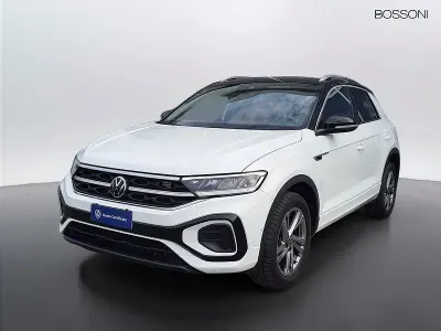 Usata VW T-Roc R-line 110 CV (80 kW) 2022 Bianco SUV