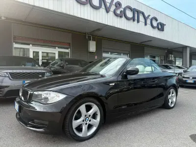 Usata BMW 118 Cabriolet 143 CV (105 kW) 2010 Nero Cabrio