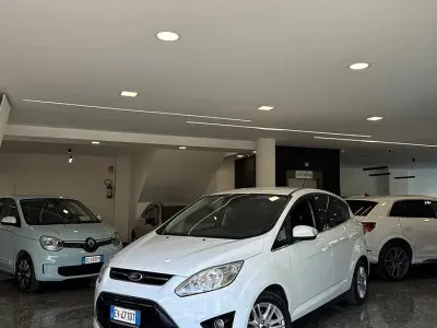 Usata Ford C-MAX Titanium 115 CV (84 kW) 2014 Bianco Monovolume