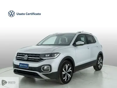 Usata VW T-Cross Advance 110 CV (80 kW) 2023 Argento SUV