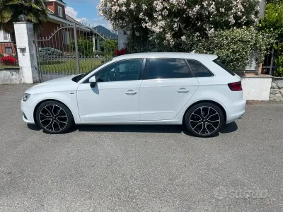 Usata Audi A3 S-Line 150 CV (110 kW) 2016 Bianco Berlina
