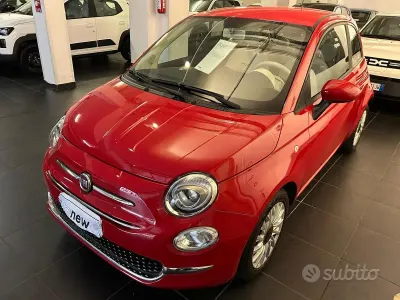 Usata Fiat 500 Lounge 69 CV (50 kW) 2020 Rosso Utilitaria