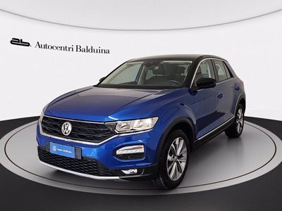 Usata VW T-Roc Advance 150 CV (110 kW) 2019 Blu ravenna metalizzato SUV