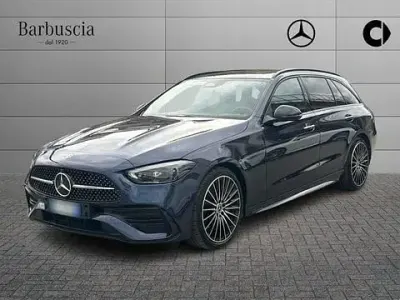 Usata Mercedes C220 AMG Line Premium 197 CV (144 kW) 2024 Blu Station wagon