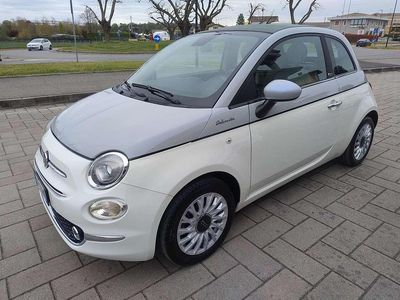 Usata Fiat 500C Dolcevita 69 CV (50 kW) 2021 Bicolor bianco/argento Cabrio