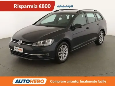 Usata VW Golf VII Business 110 CV (80 kW) 2018 Grigio Station wagon