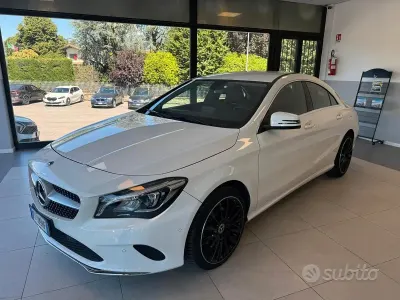 Usata Mercedes CLA200 136 CV (100 kW) 2018 Bianco Berlina