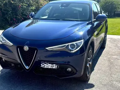 Usata Alfa Romeo Stelvio Executive 210 CV (154 kW) 2018 Blu SUV