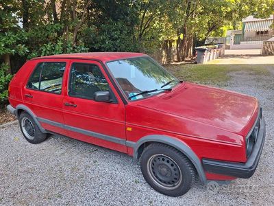 Usata VW Golf II 73 CV (53 kW) 1988 Rosso Utilitaria