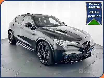 Usata Alfa Romeo Stelvio Quadrifoglio 510 CV (375 kW) 2022 Nero SUV