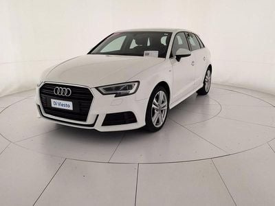 Usata Audi A3 Sport 116 CV (85 kW) 2020 Bianco ibis Berlina