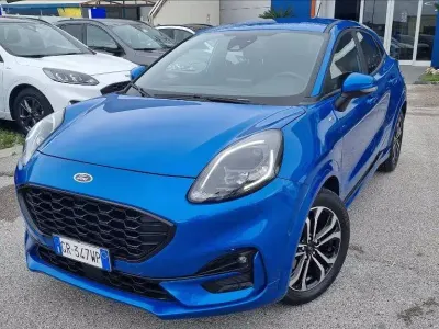 Begagnad Ford Puma ST-Line 125 HK (91 kW) 2023 Blå SUV