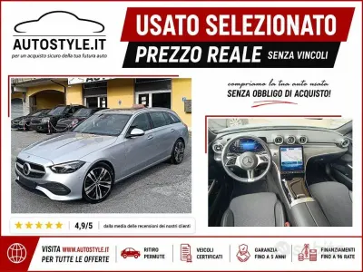 Usata Mercedes C220 200 CV (147 kW) 2021 Grigio Station wagon