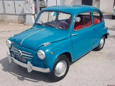 Usata Fiat 600 22 CV (16 kW) 1950 Blu Utilitaria