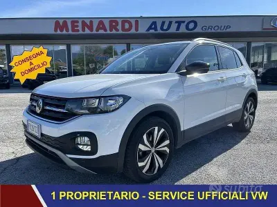 Usata VW T-Cross Style 95 CV (69 kW) 2019 Bianco SUV