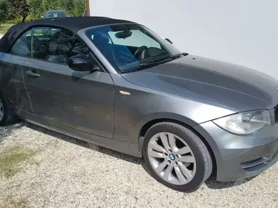 Usata BMW 118 Cabriolet Efficient Dynamics 143 CV (105 kW) 2009 Grigio Cabrio
