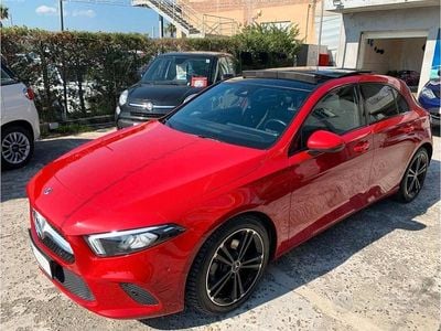 Usata Mercedes A180 Premium 108 CV (79 kW) 2018 Rosso Berlina