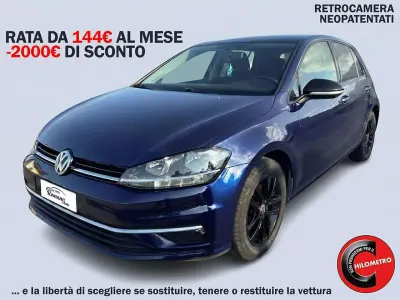 Usata VW Golf VII Business 117 CV (86 kW) 2017 Blu Berlina