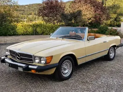 Usata Mercedes SL450 217 CV (159 kW) 1980 Giallo Cabrio