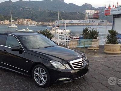 Usata Mercedes E220 170 CV (125 kW) 2012 Nero Berlina