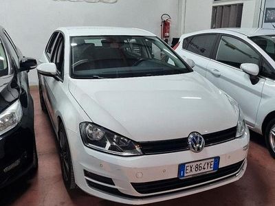 Usata VW Golf VII Highline 110 CV (80 kW) 2014 Bianco Berlina