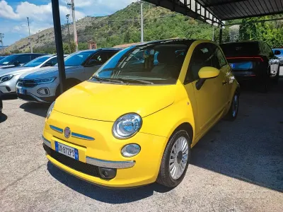 Usata Fiat 500 Lounge 75 CV (55 kW) 2009 Giallo Cabrio