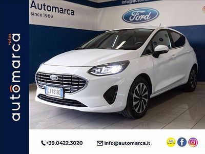 Usata Ford Fiesta Titanium 125 CV (91 kW) 2022 Bianco Utilitaria