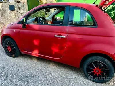Usata Fiat 500 69 CV (50 kW) 2008 Rosso Berlina