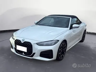 Usata BMW 420 Cabriolet M Sport 190 CV (139 kW) 2025 Bianco Cabrio