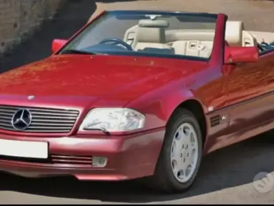 Usata Mercedes SL300 231 CV (169 kW) 1990 Rosso Cabrio